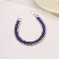 Pave Crystal Slim Tennis Bracelet - Color_05