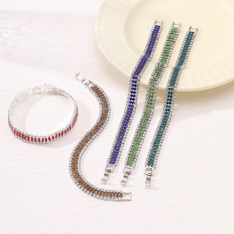 Pave Crystal Slim Tennis Bracelet