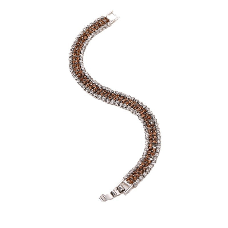Pave Crystal Slim Tennis Bracelet - view 1