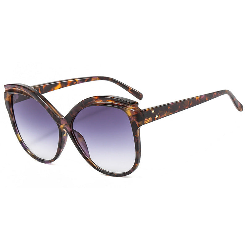 Butterfly Frame Oversized Cat Eye Sunglasses - Decor