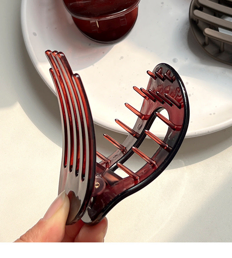 Oval Flat Claw Hair Clip - view 1