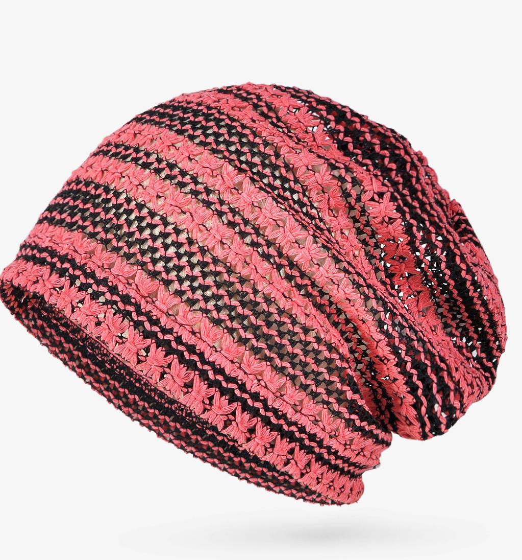 Open Knit Crochet Slouchy Beanie - BRose