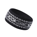 Nordic Snowflake Fair Isle Ear Warmer - White