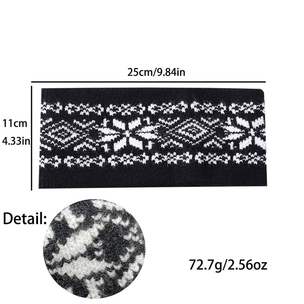 Nordic Snowflake Fair Isle Ear Warmer - view 1