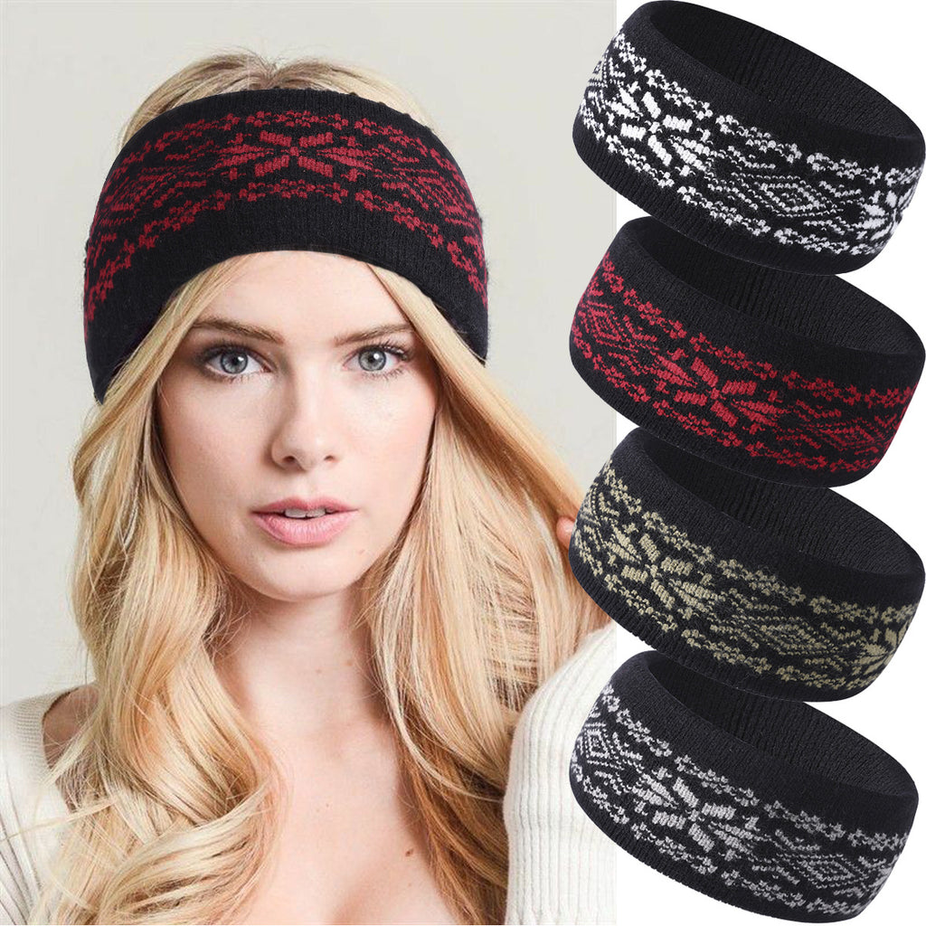Nordic Snowflake Fair Isle Ear Warmer - view 4