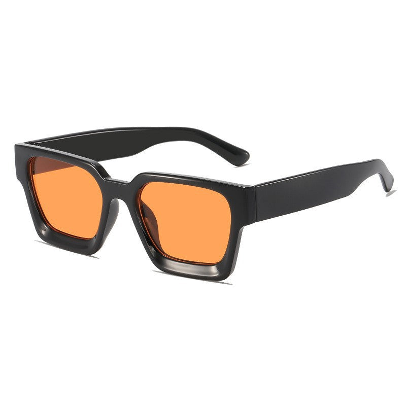 Chunky Square Frame Eyeglasses With Clear Lens - Color_10