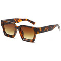 Chunky Square Frame Eyeglasses With Clear Lens - Color_18