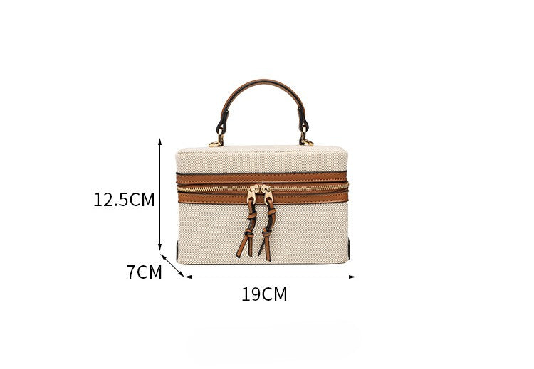 Structured Box Top Handle Bag - view 1