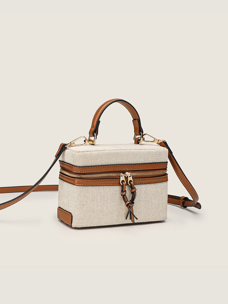 Structured Box Top Handle Bag - view 3