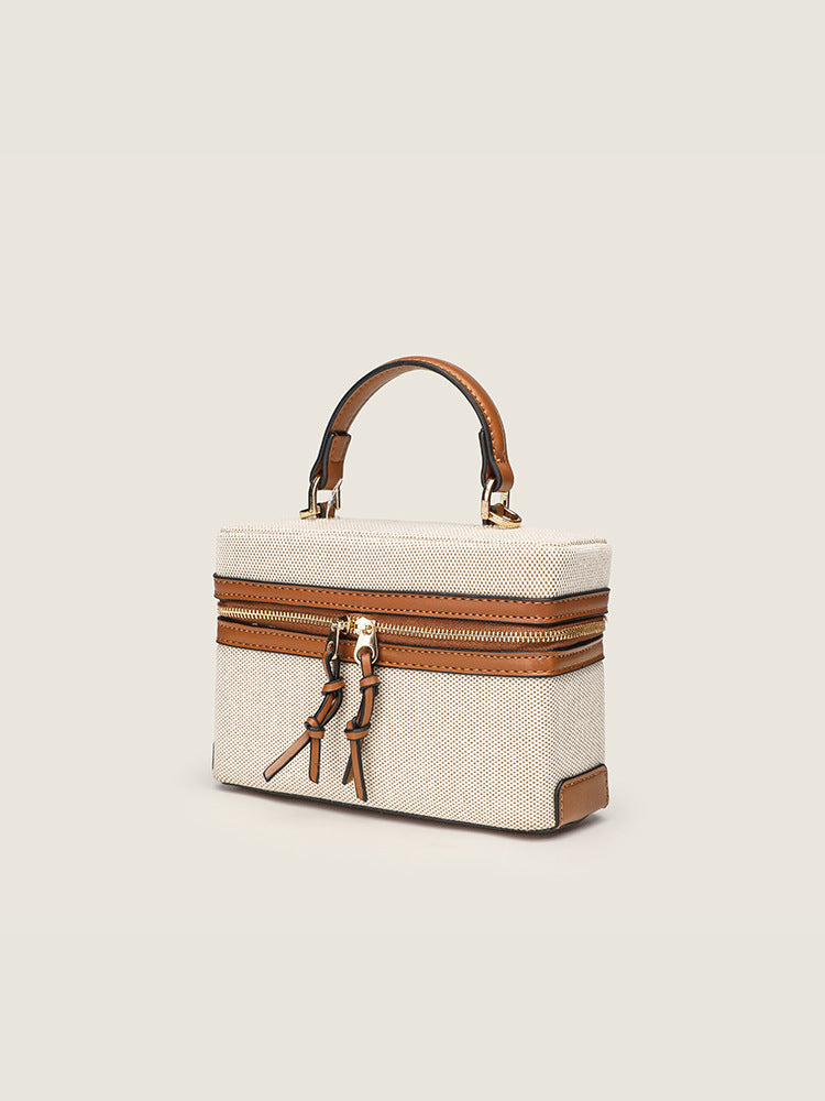 Structured Box Top Handle Bag - view 5
