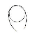 Retro Two Tone Bead Glasses Chain - Black