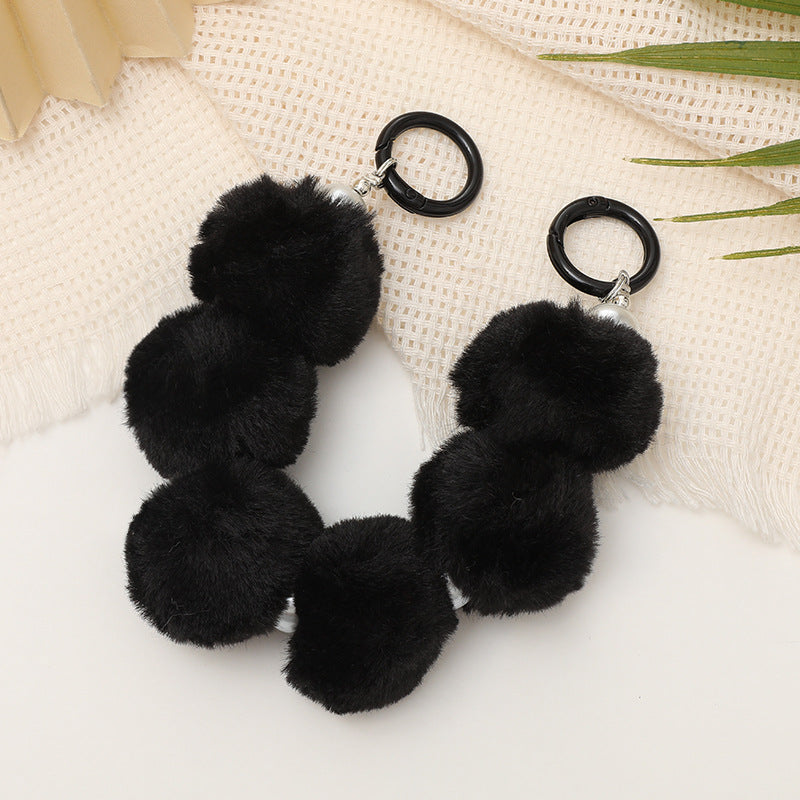 Pom Pom Wristlet Keychain and Bag Charm - Color_06