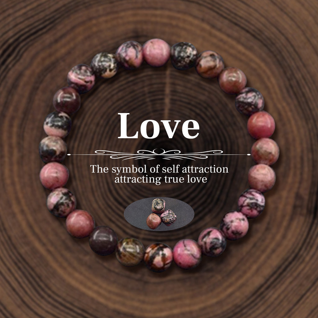 Healing Gemstone Bead Stretch Bracelet - Color_03