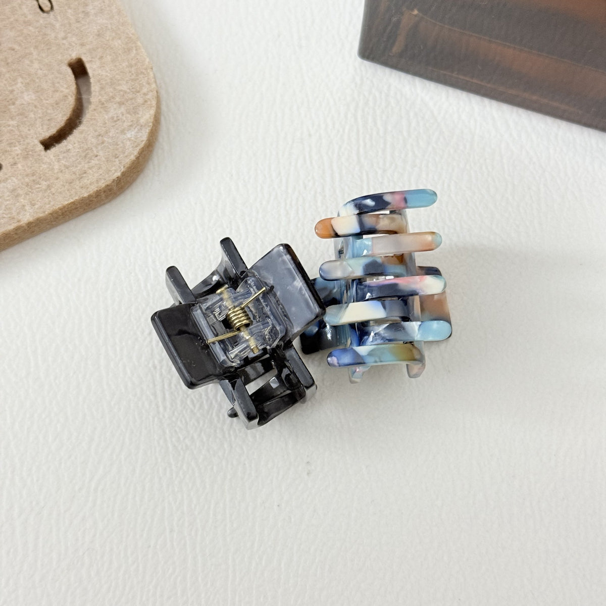 Square Cutout Mini Hair Claw Clip - view 3