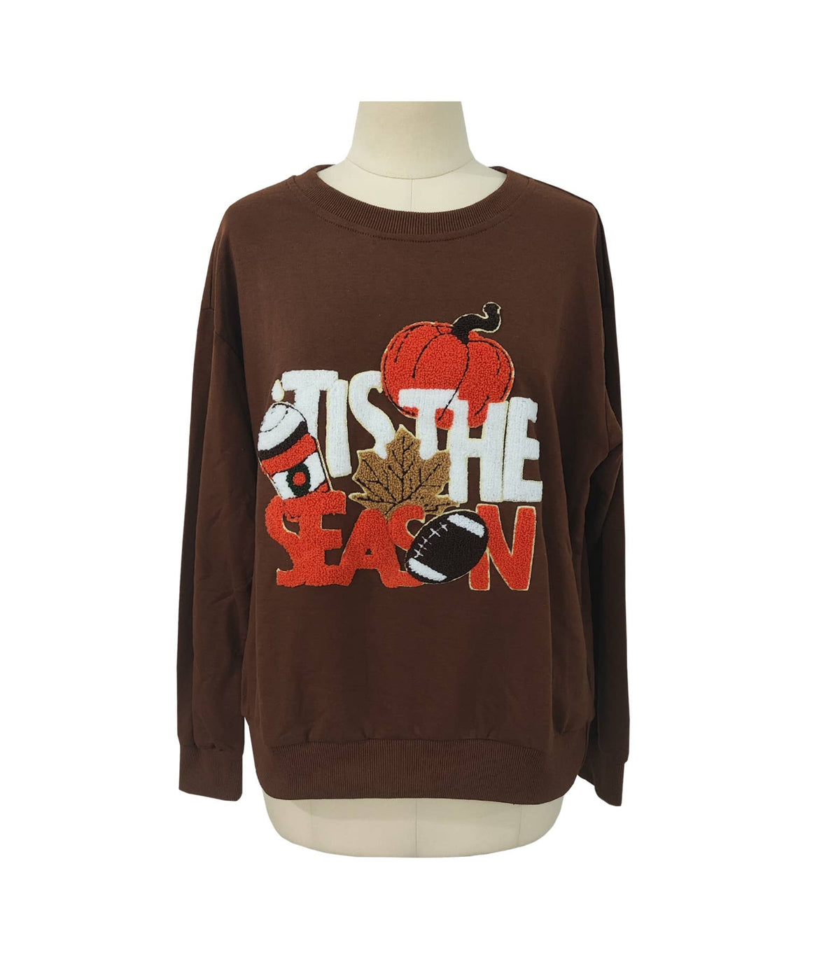 Halloween Ghost and Pumpkin Graphic Sweatshirt
