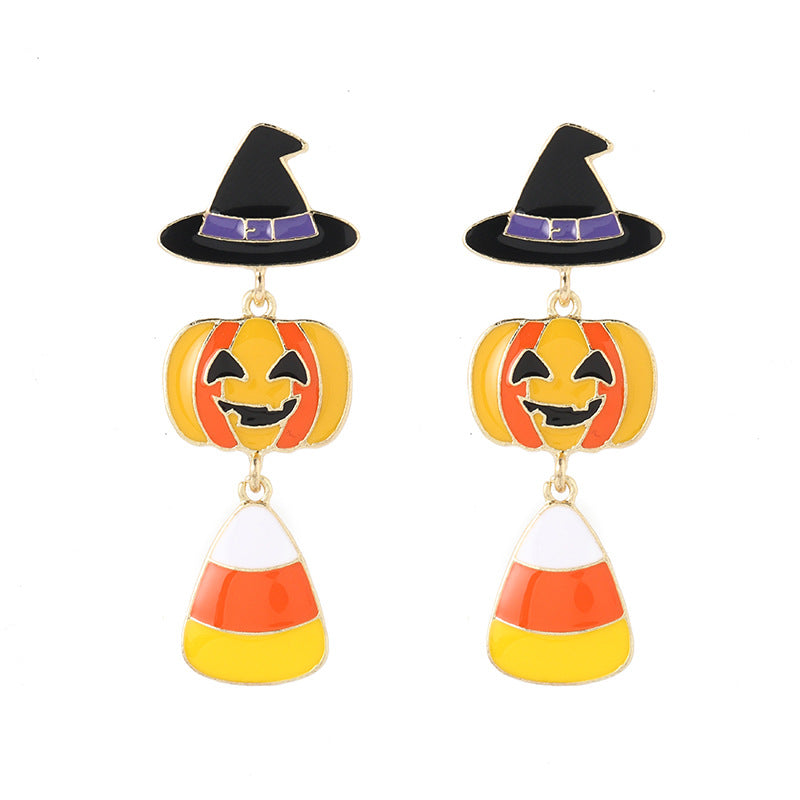 Spooky Halloween Novelty Dangle Earrings - NO25
