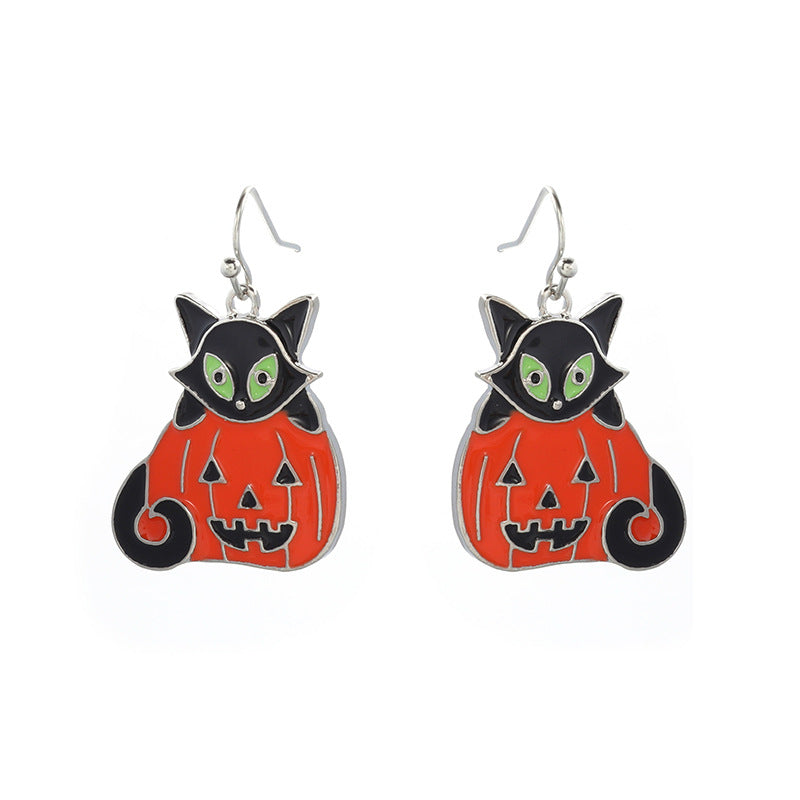 Spooky Halloween Novelty Dangle Earrings - NO40