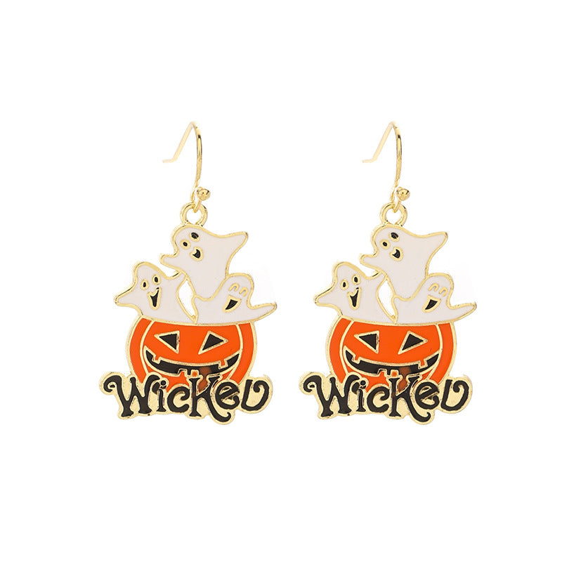 Spooky Halloween Novelty Dangle Earrings - NO51