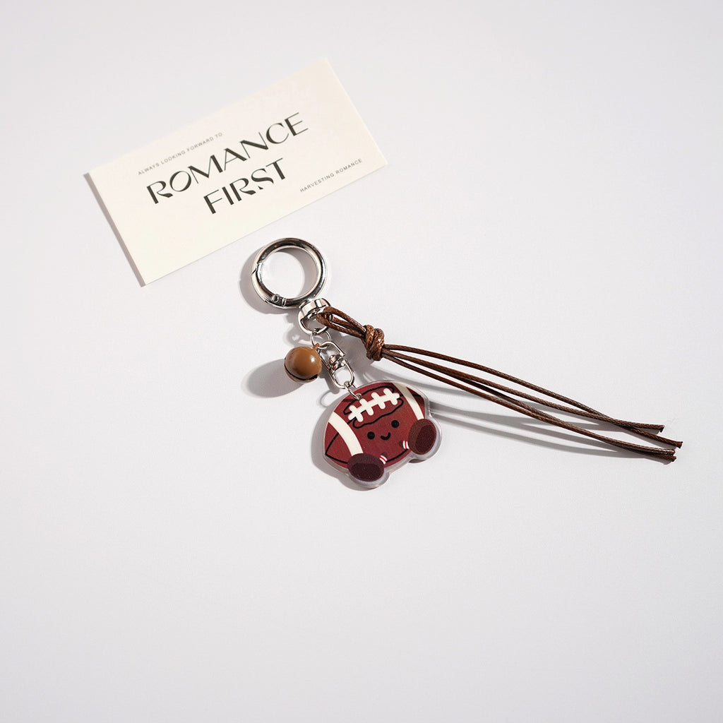 Kawaii Sports Ball Tassel Bag Charm - NO-1