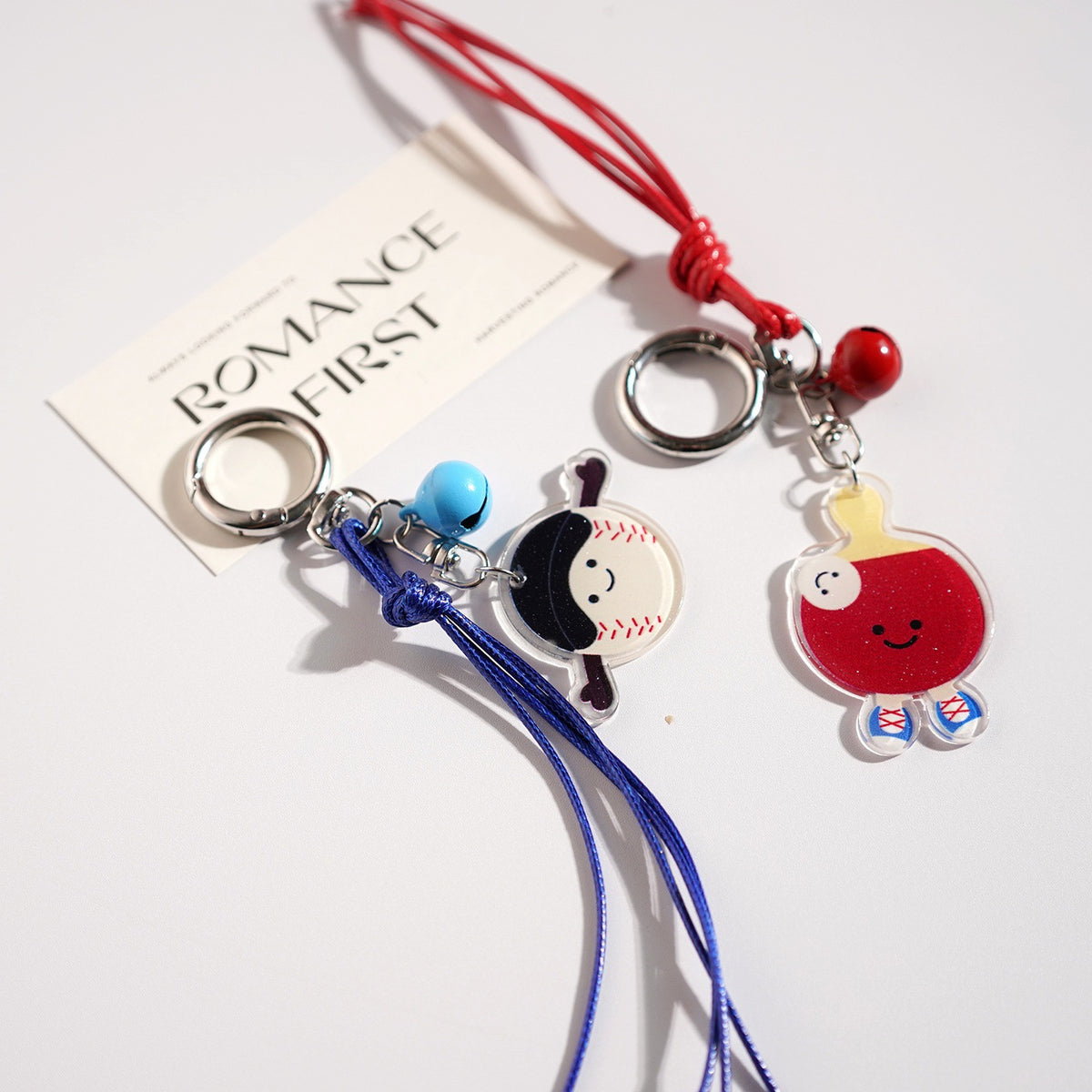 Kawaii Sports Ball Tassel Bag Charm - view 1
