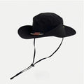 Quick Dry Bucket Hat With Adjustable Chin Cord - Black