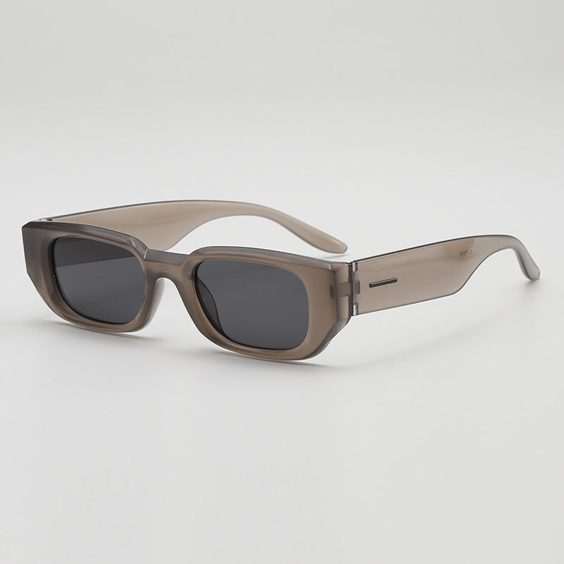 Polygonal Thick Rim Rectangle Sunglasses - Color_6