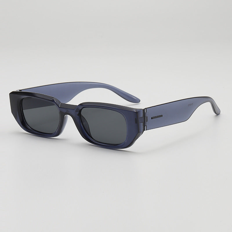 Polygonal Thick Rim Rectangle Sunglasses - Color_7