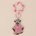 Glitter Pumpkin Patch Halloween Keychain - C2