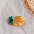 Mini Fruit Shaped Hair Claw Clips - Pineapple