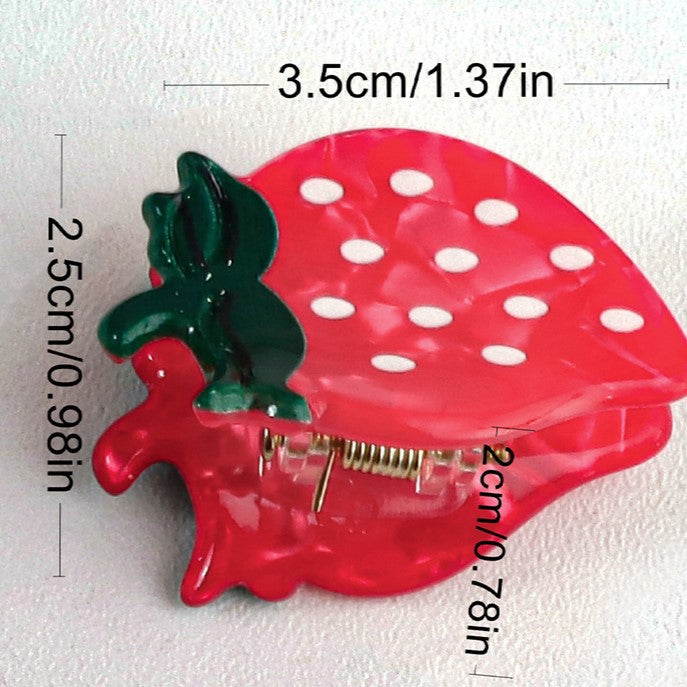 Mini Fruit Shaped Hair Claw Clips - view 1