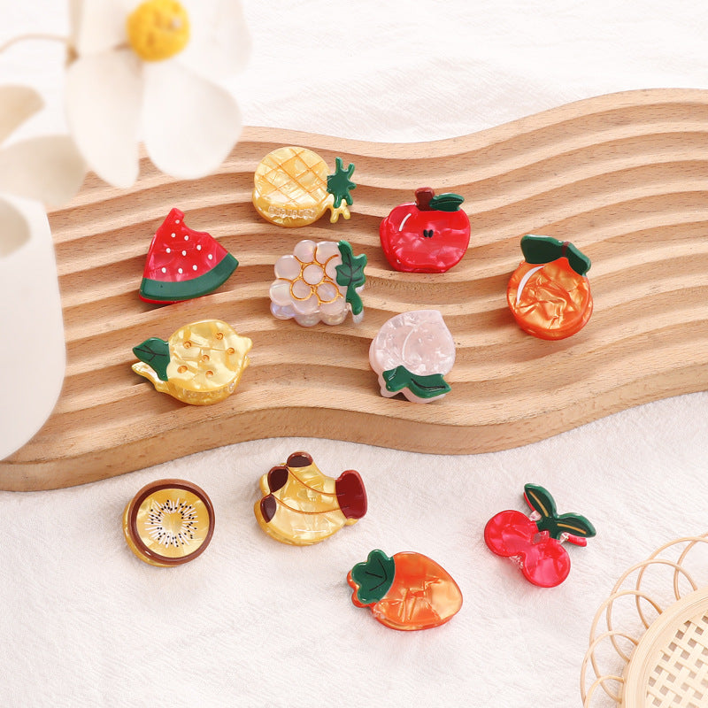 Mini Fruit Shaped Hair Claw Clips - view 2