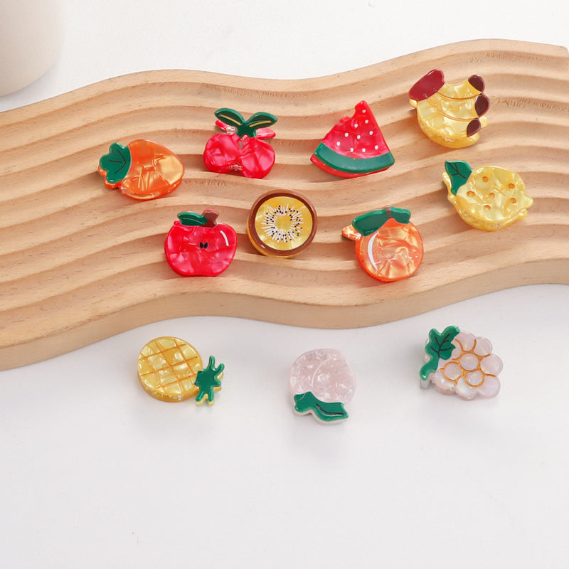 Mini Fruit Shaped Hair Claw Clips - view 3