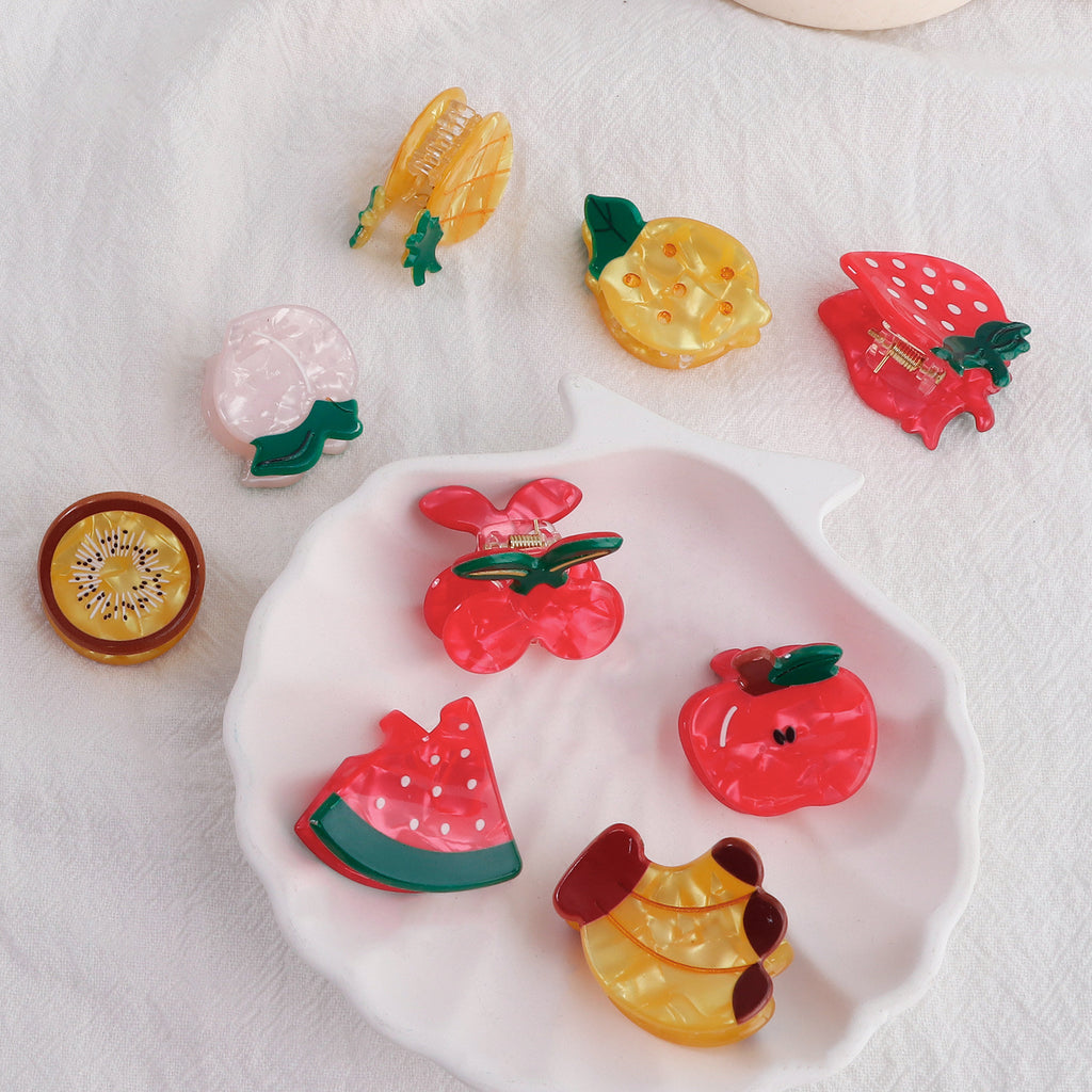 Mini Fruit Shaped Hair Claw Clips - view 4