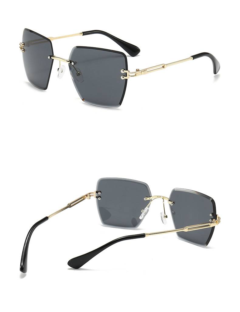 Rimless Oversized Square Sunglasses - view 1