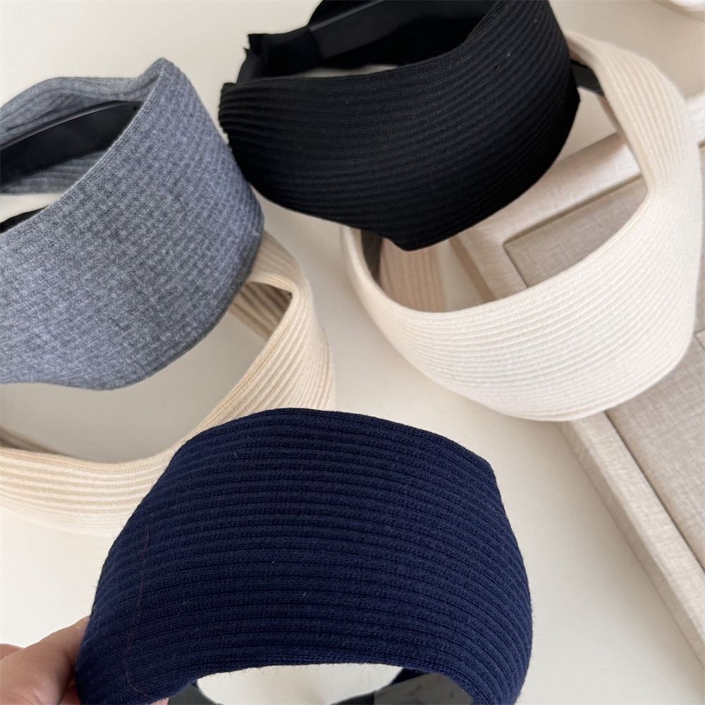 Extra Wide Ribbed Jersey Headband