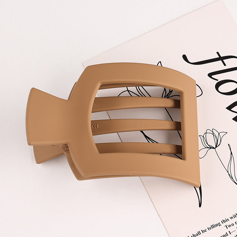 Rectangular Slatted Claw Hair Clip - Color_03