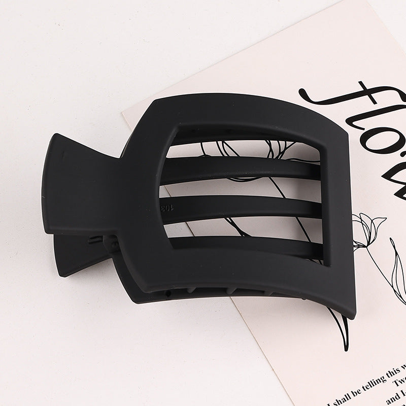 Rectangular Slatted Claw Hair Clip - Color_04