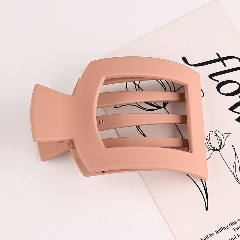 Rectangular Slatted Claw Hair Clip - Color_12
