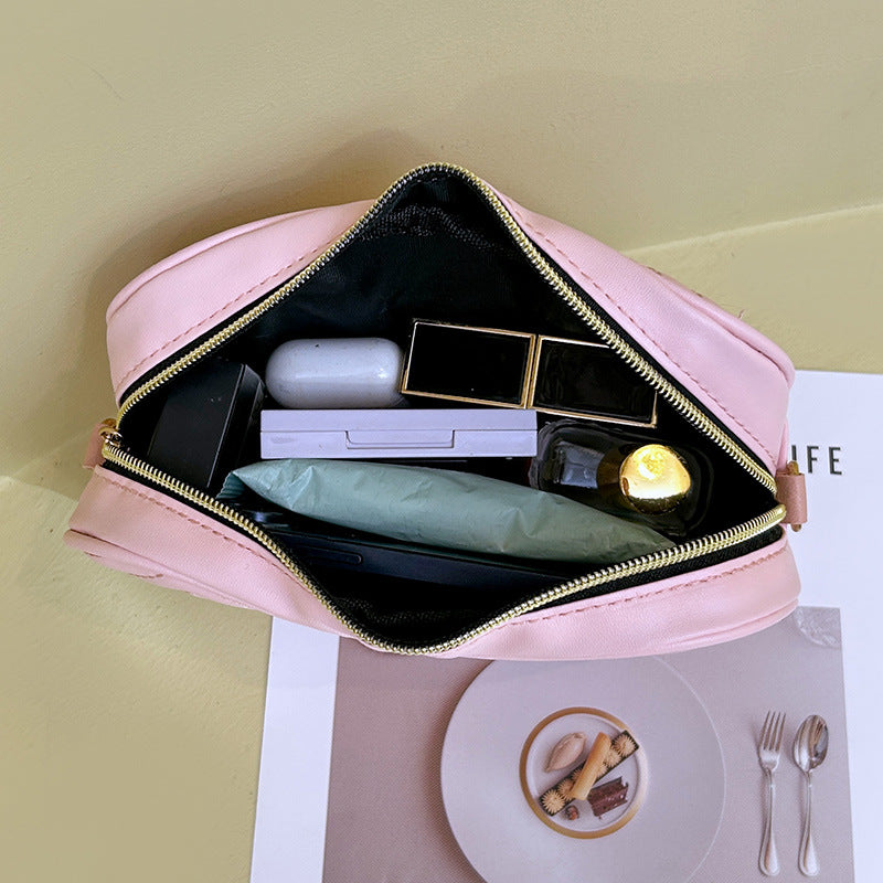 Quilted Heart Shaped Crossbody Bag - Pink - 7