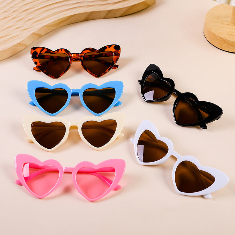 Heart Frame Sunglasses For Little Kids
