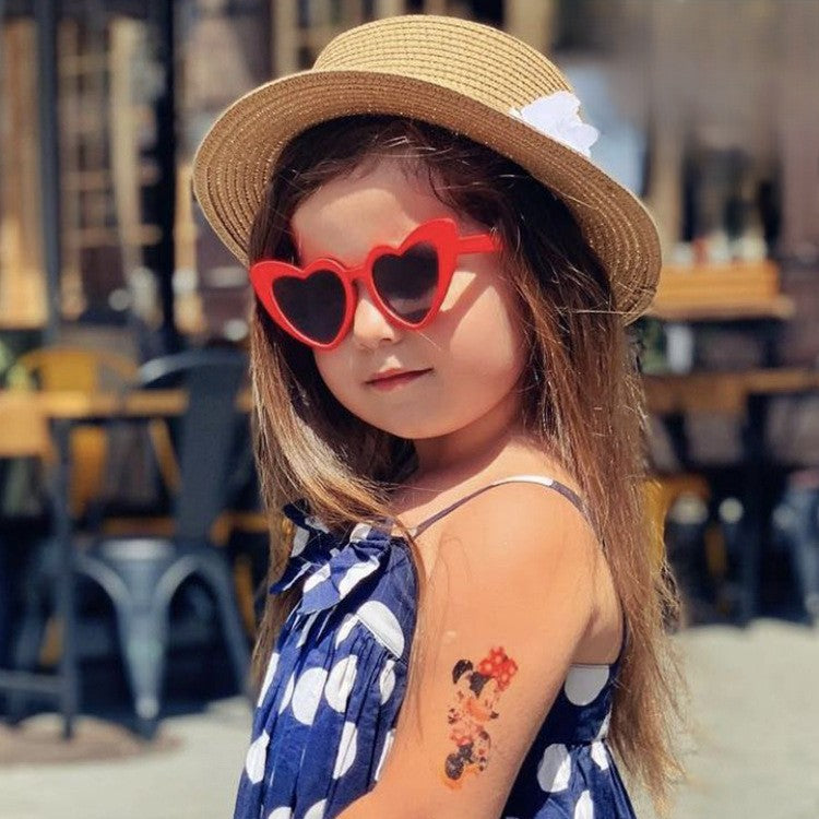 Heart Frame Sunglasses For Little Kids - view 2