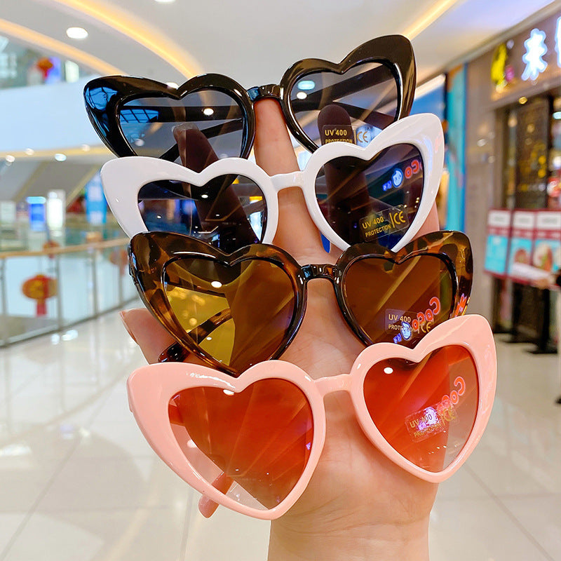 Heart Frame Sunglasses For Little Kids - view 3