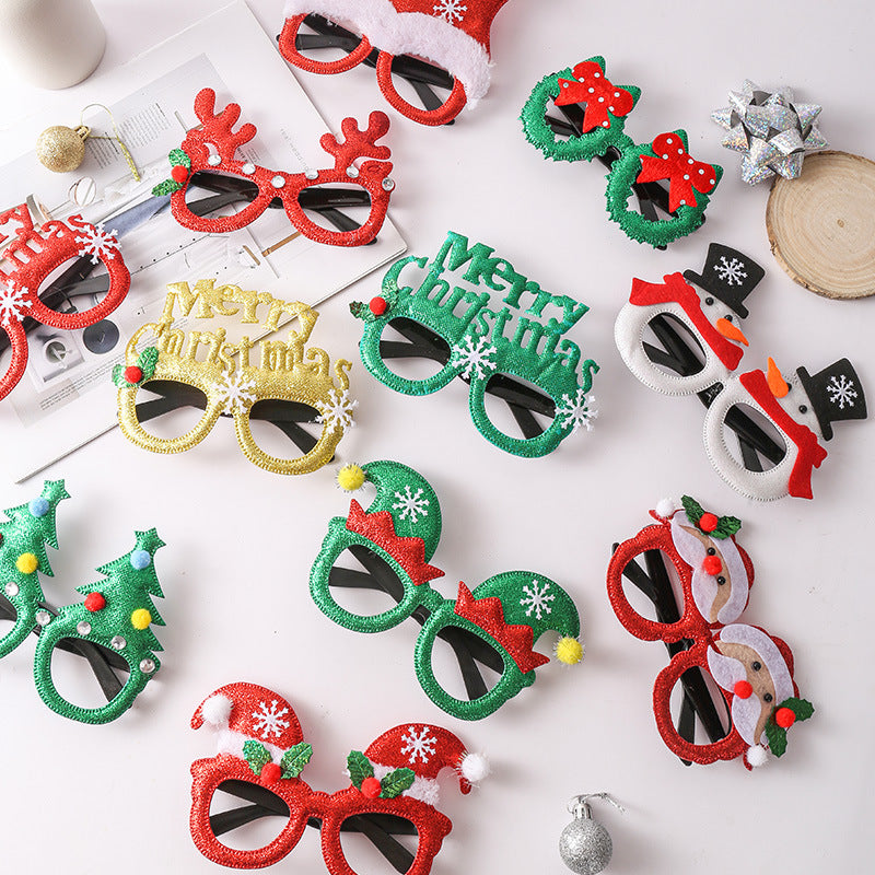 Holiday Novelty Glasses Frames Party Set