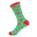 Festive Jacquard Cotton Crew Socks - Color_1