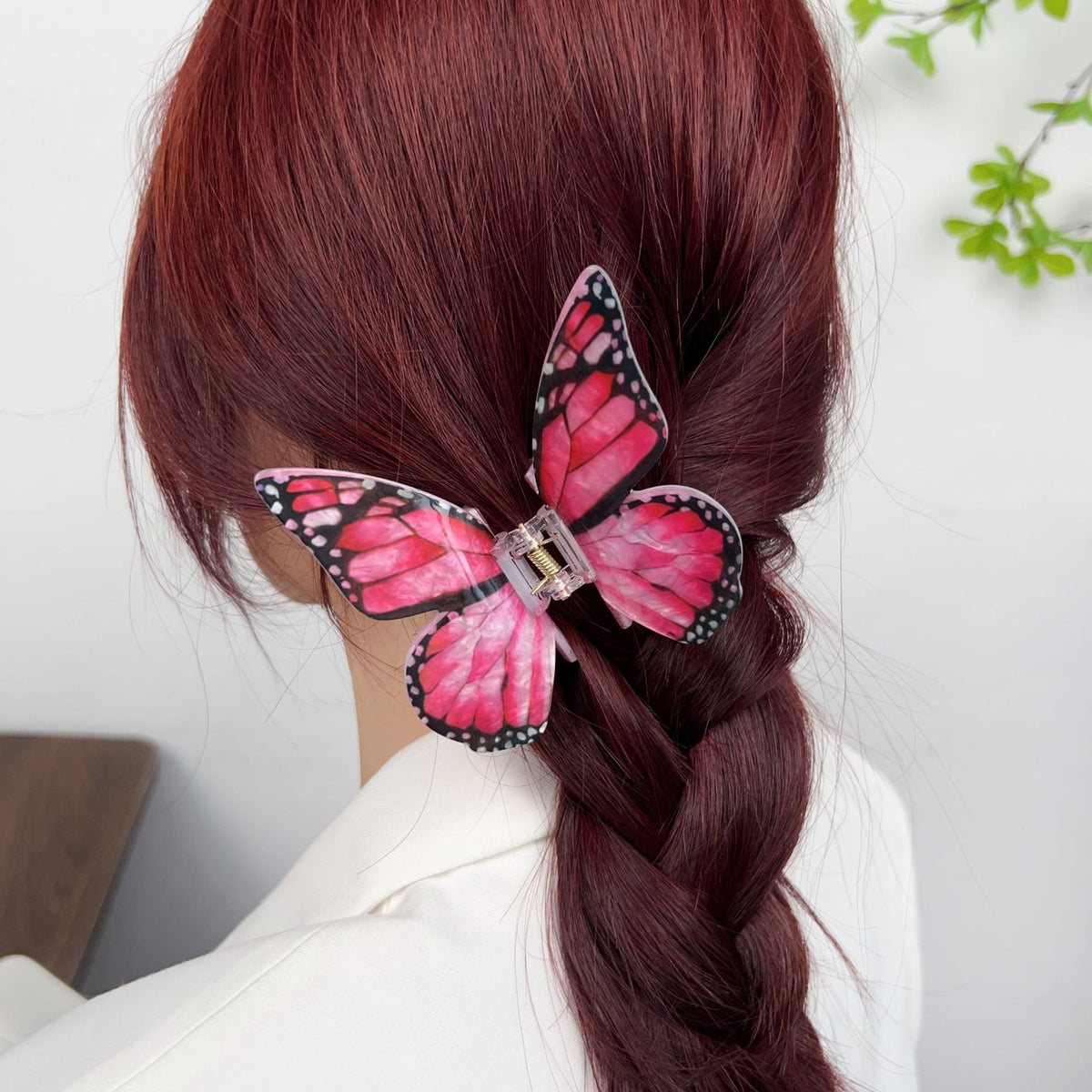 Realistic Butterfly Wing Claw Clip - view 1