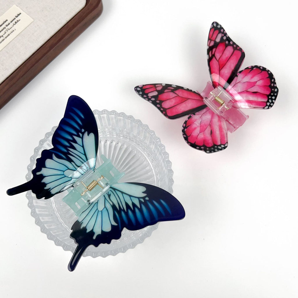 Realistic Butterfly Wing Claw Clip - view 2