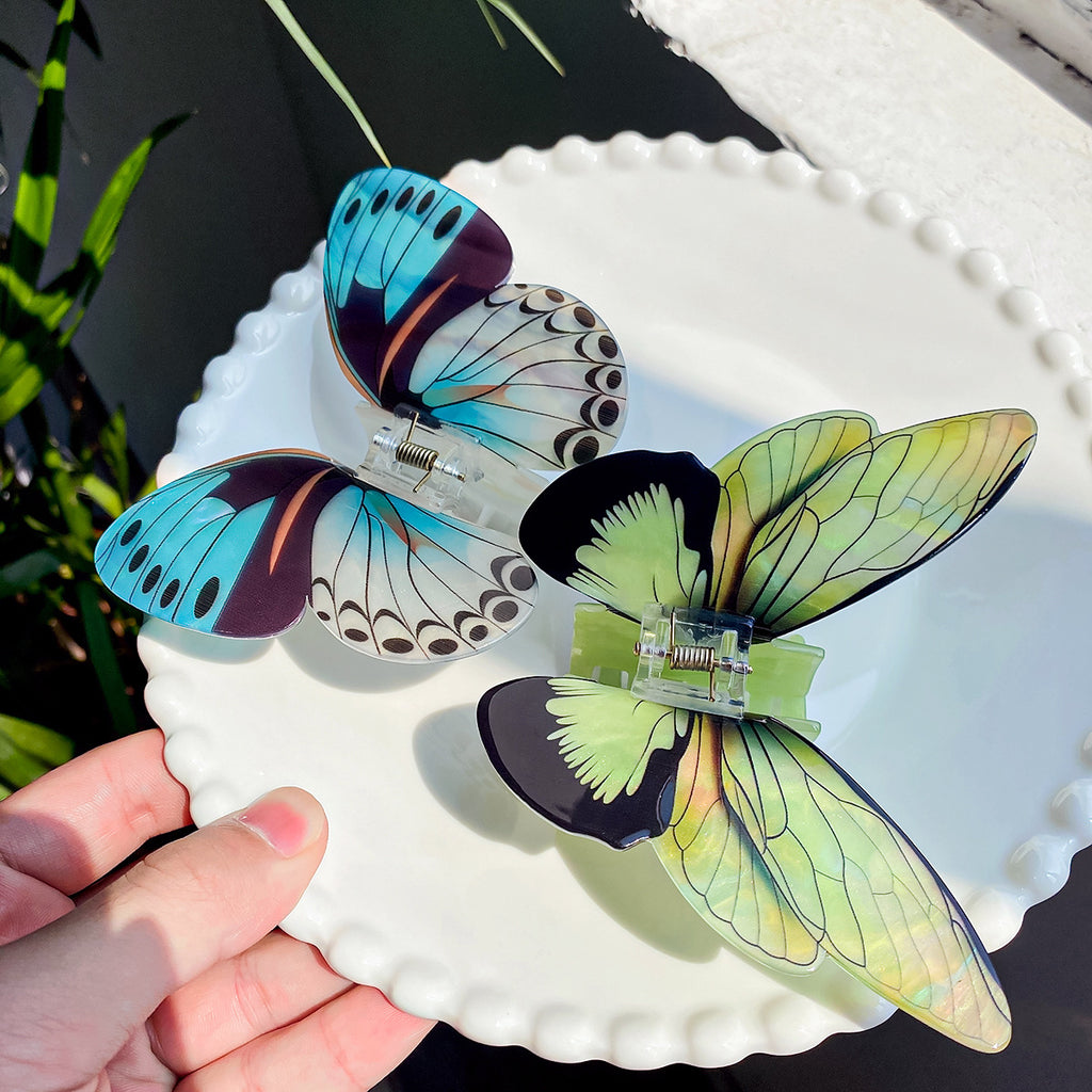 Realistic Butterfly Wing Claw Clip - view 4