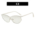 Y2K Shield Cat Eye Sunglasses - NO-3