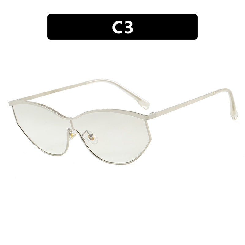 Y2K Shield Cat Eye Sunglasses - NO-3