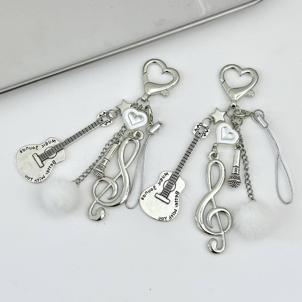 Music Lover Charm Keychain